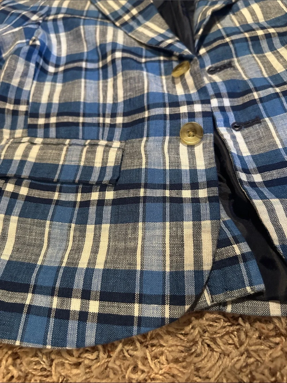 Blue Janie and Jack Boys Blazer Jacket